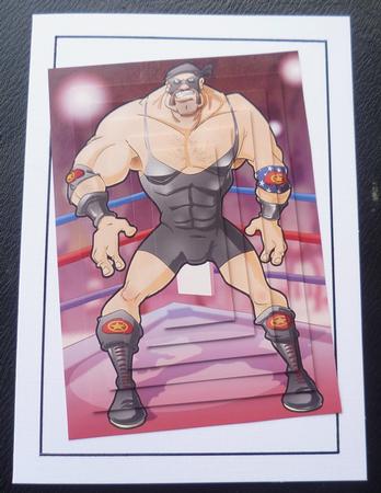Wrestler Dude (black) Pyramid by Charlie Angel