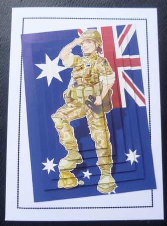 Australian Army Lady Pyramid. by Charlie Angel