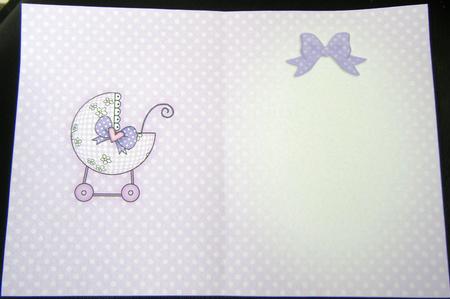 New Baby Insert A5 Portrait by Charlie Angel