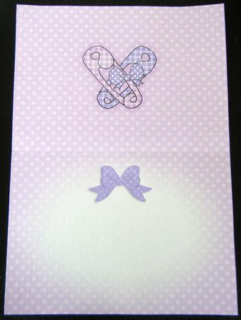 New Baby Insert A5 Landscape by Charlie Angel