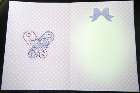 New Baby Insert A5 Portrait by Charlie Angel