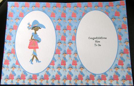 Mum to Be 1 Insert Blue by Charlie Angel