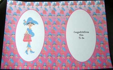 Mum to Be 2 Insert Pink by Charlie Angel
