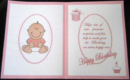 Baby Girl 1st Birthday by Charlie Angel