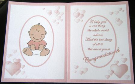 New Baby Girl Insert by Charlie Angel