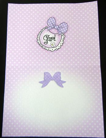 New Baby Insert A5 Landscape by Charlie Angel