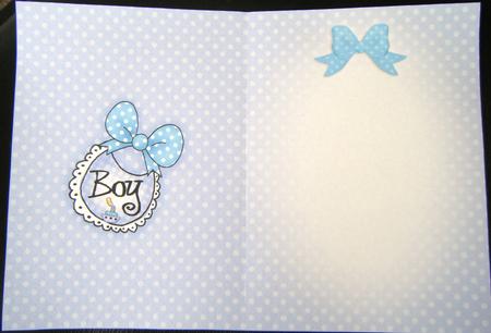 New Baby Insert A5 Portrait by Charlie Angel