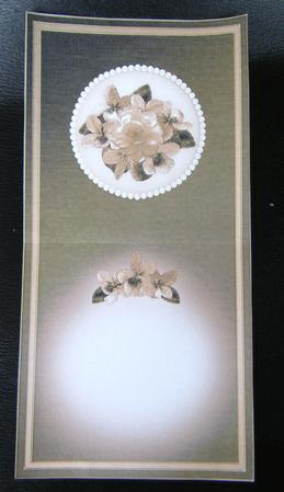 Flowers & Pearls Insert - Square Landscape by Charlie Angel
