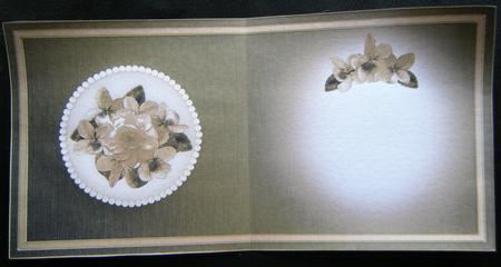 Flowers & Pearls Insert - Square Portrait by Charlie Angel