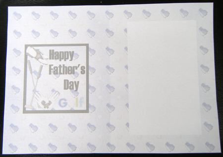 Father's Day Golf Card Insert by Charlie Angel