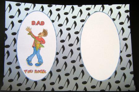 Dad You Rock Insert by Charlie Angel