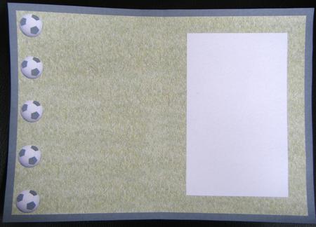 Insert for Football Card by Charlie Angel