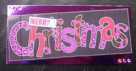 Animal Print Christmas Dl Side Stacker Topper by Charlie Angel