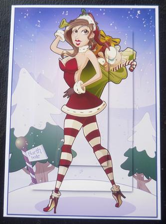 Mrs Claus A4 by Charlie Angel