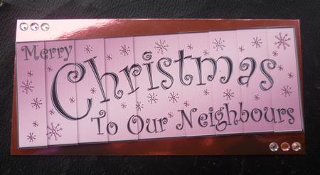 Neighbours Christmas Dl Side Stacker Topper by Charlie Angel