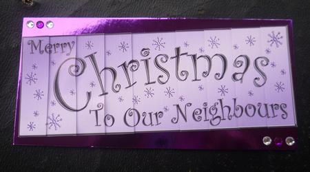 Neighbours Christmas Dl Side Stacker Topper by Charlie Angel