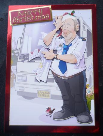 Christmas Bus Driver Dude by Charlie Angel