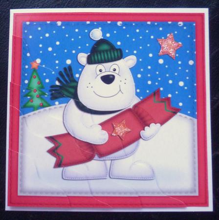 Xmas Ben's Cracker Wavy Corner Side Stacker by Charlie Angel