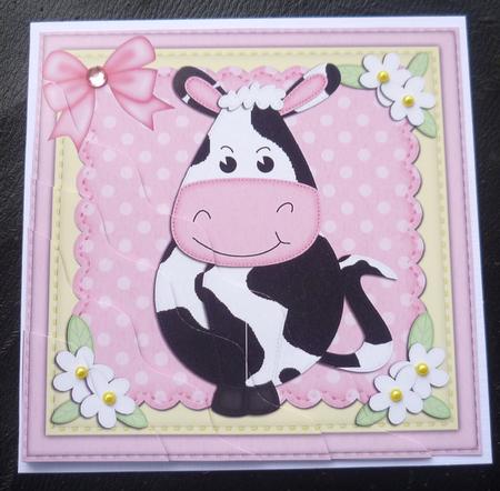 Milly Moo Wavy Corner Side Stacker Topper by Charlie Angel