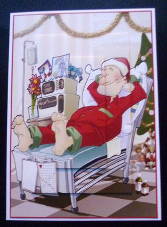 Get Well Soon Dude Ii Christmas A4 by Charlie Angel