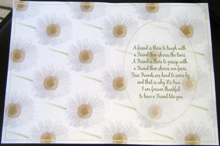 Daisy Dream Special Friend Insert by Charlie Angel