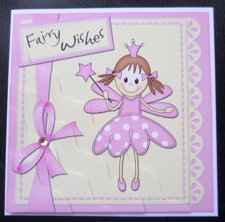Fairy Twinkletoes and Lace Wavy Corner Side Stacker Topper by Charlie Angel