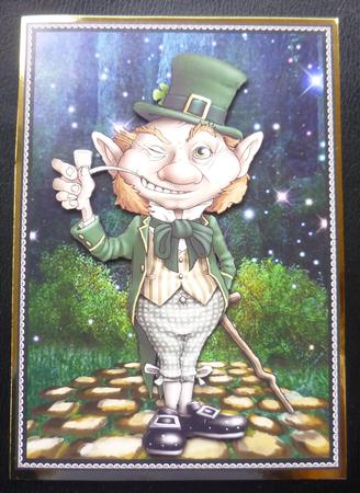 St Patricks Day Card Front by Charlie Angel