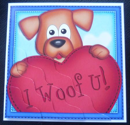 Rusty Dog's Heart Wavy Corner Side Stacker by Charlie Angel