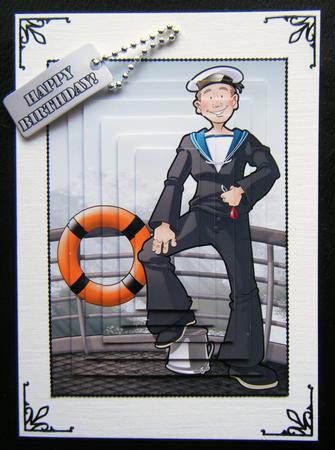 Navy Sailor Dude Pyramid. by Charlie Angel