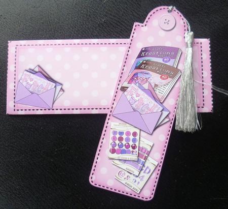 Cardmaking Crafts Bookmark Card N Envelope by Charlie Angel