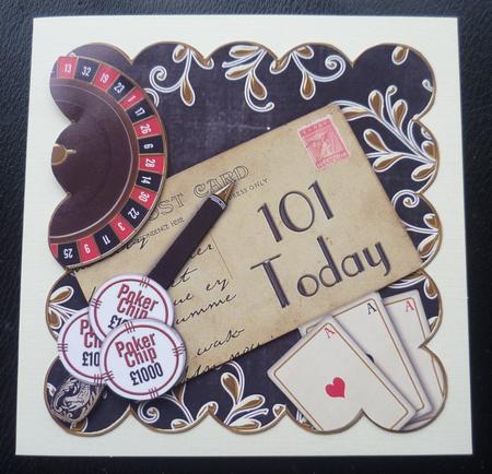 Black Roulette 101 Today Scallop Postcard Step by Step by Charlie Angel