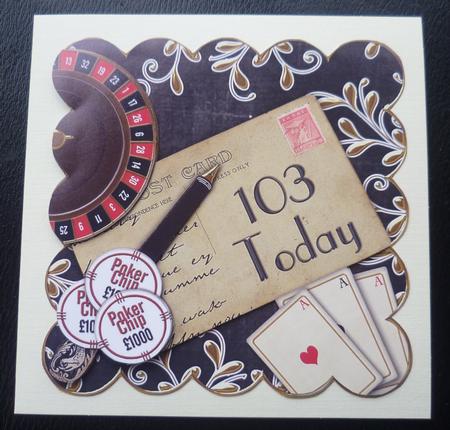 Black Roulette 103 Today Scallop Postcard Step by Step by Charlie Angel
