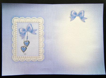 Greetings, Lace and Pearls Matching Insert A5 Portrait by Charlie Angel