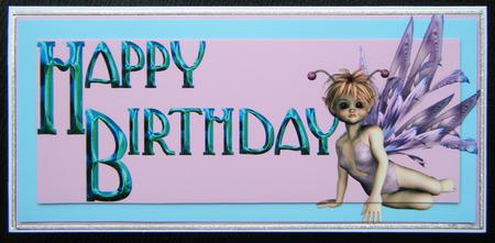 Cute Little Birthday Fairy by Charlie Angel