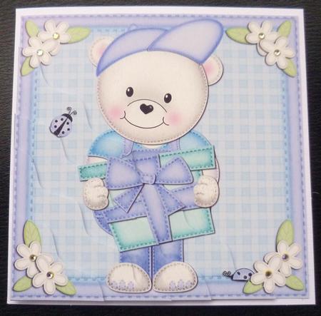 Teddy Ted's Present Wavy Corner Side Stacker by Charlie Angel