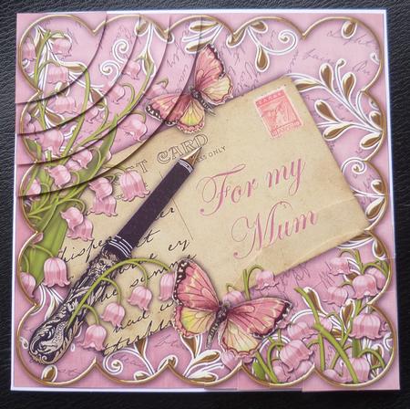 Pink Lily of the Valley for Mum 6in Duo Corner Stacker by Charlie Angel
