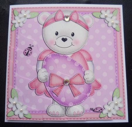 Teddy Tess's Easter Egg Wavy Corner Side Stacker by Charlie Angel