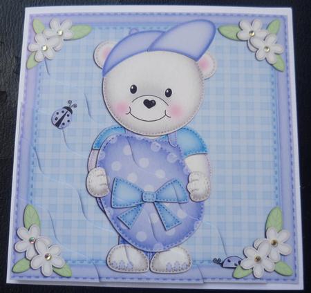 Teddy Ed's Easter Egg Wavy Corner Side Stacker by Charlie Angel