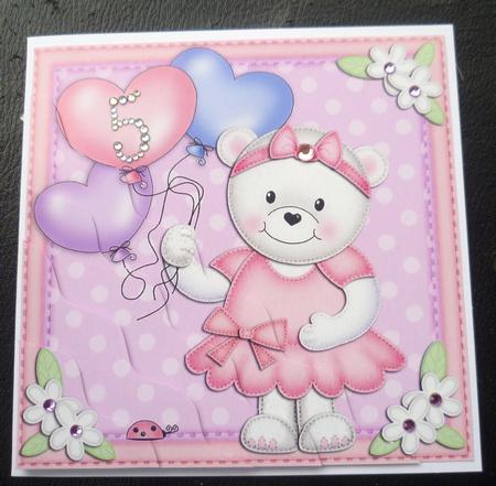 Teddy Tess's Balloons Wavy Corner Side Stacker by Charlie Angel