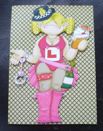 Hen Night Doodles Large Image by Charlie Angel