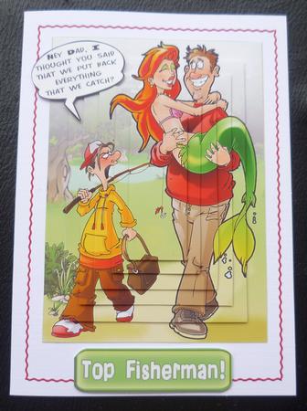 Mermaid Fishing Dude Pyramid by Charlie Angel