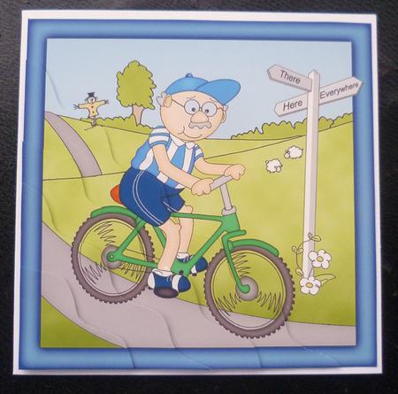Bert's Bike Wavy Corner Side Stacker Topper by Charlie Angel
