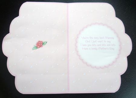 Tweety Bird Mother's Day Scallop Card Insert by Charlie Angel