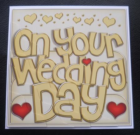 Wedding Day Wavy Corner Side Stacker Topper by Charlie Angel