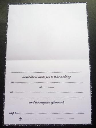 Wedding Insert 2 (black) by Charlie Angel