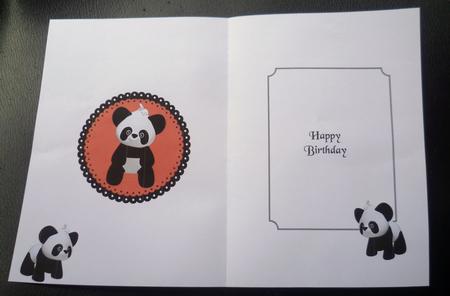 Cute Panda Insert by Charlie Angel