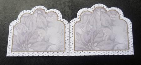 Christmas Winter Walk 2 Em Anglaise Matching Card Insert by Charlie Angel