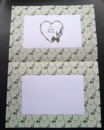 In Loving Memory Landscape Insert by Charlie Angel