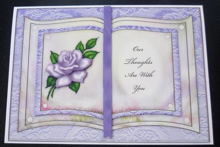 Lavender Rose - Our Thoughts Are with You - Book Sheet by Charlie Angel
