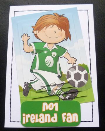 Mini Dude Footballer Ireland Strip Pyramid by Charlie Angel